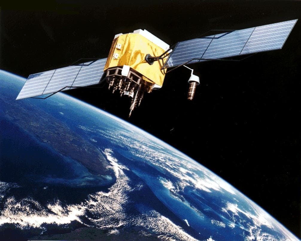 Satélite GPS (ilustración NASA)